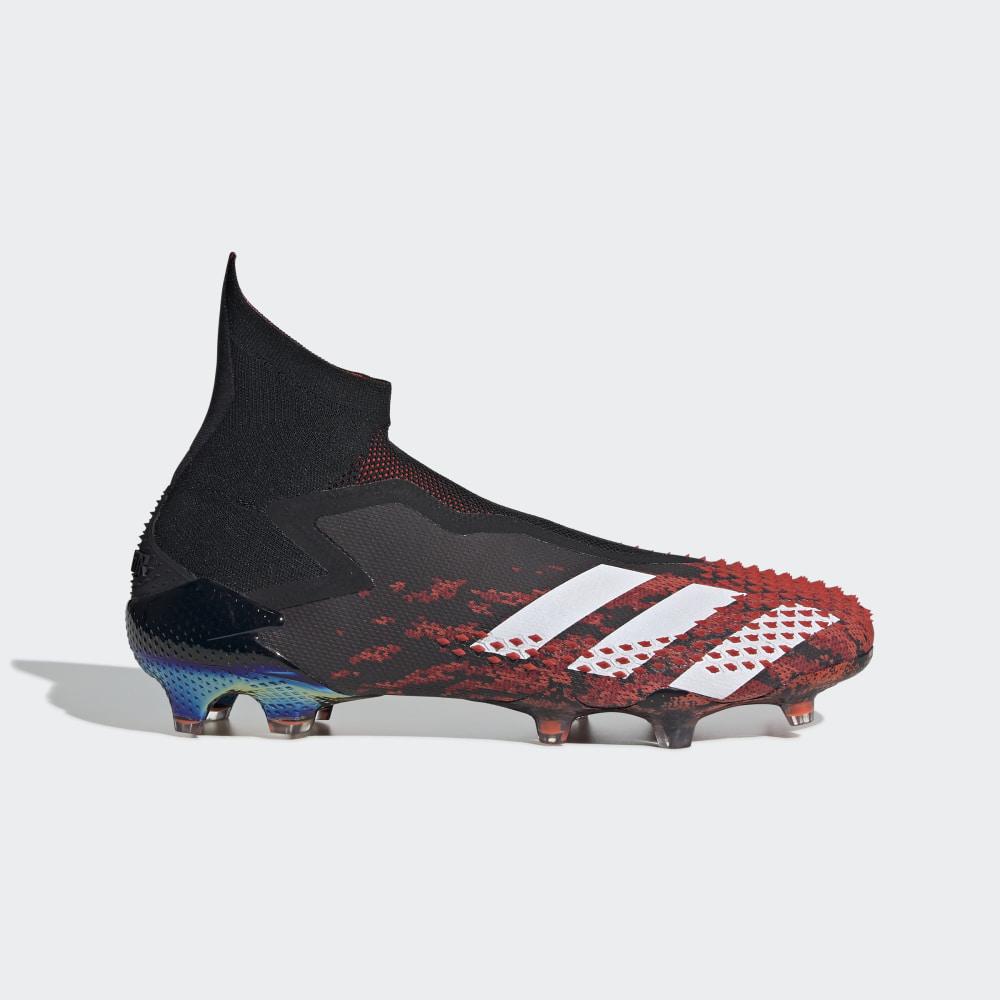 Ghete Fotbal Adidas Predator Mutator 20+ Firm Ground Barbati Romania - Negrii/Albi/Rosii EF1565